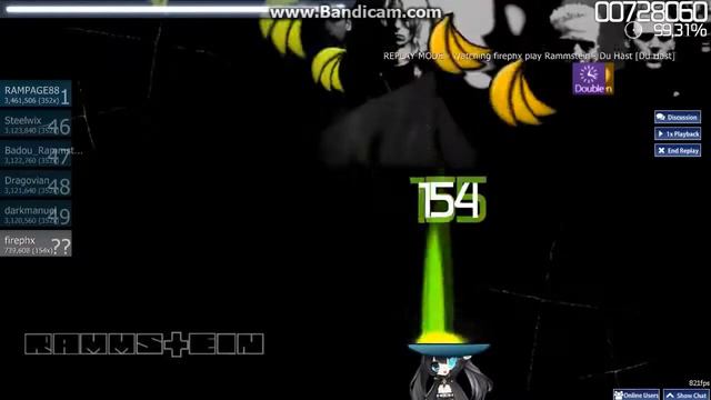 Osu! CTB - Rammstein du hast [du hast) HD+ DT смотреть онлайн