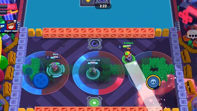 Карл из Бравл Старс в режиме Горячая зона смотреть онлайн