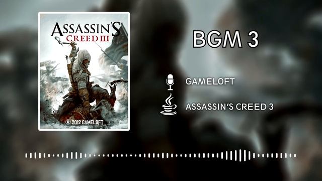 Assassin's Creed 3 OST (JAVA) - BGM 3 смотреть онлайн