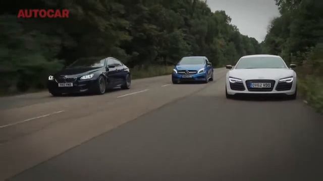 Ford Formula EcoBoost 1.0 vs BMW M6, Audi R8, Mercedes A45 AMG смотреть онлайн