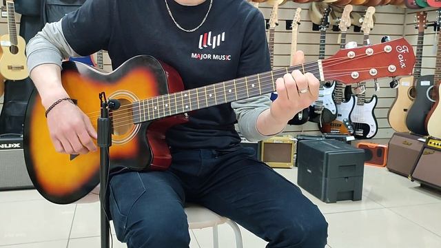 Акустическая гитара для начинающих Foix FFG-4001C-SB | обзор от MAJOR MUSIC смотреть онлайн