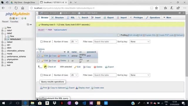 SQL (2) insert data смотреть онлайн