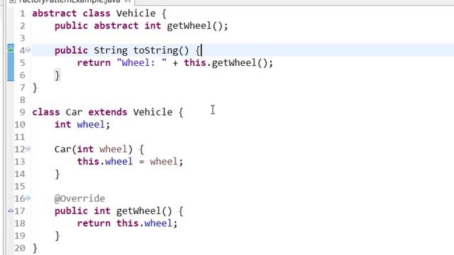 Factory Design Pattern in Java смотреть онлайн