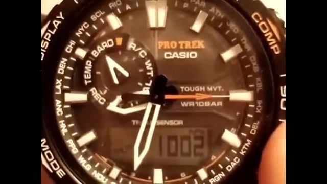 Casio PRO TREK PRW-6000 обзор барометра в часах смотреть онлайн