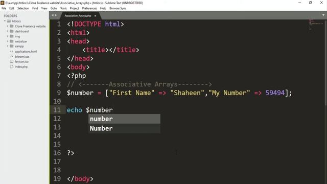 associative array in php in (urdu/hindi) смотреть онлайн