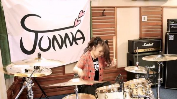 【 JUNNA 】Genghis Khan / IRON MAIDEN - Drum cover -