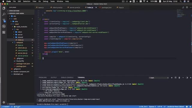 009 webpack merge and run PRODUCTION mode смотреть онлайн