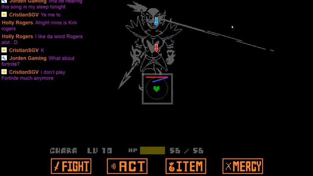 undertale genocide fighting undyne смотреть онлайн
