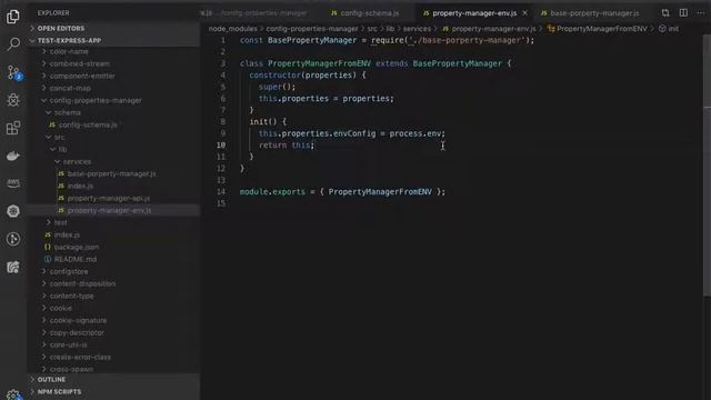 Node.js - Config Property Manager смотреть онлайн