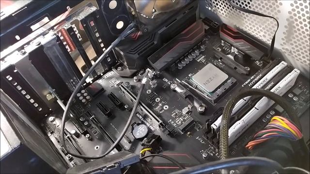 Как установить кулер PCcooler GI X6R на сокет AM4 Процессор Ryzen 7 2700. Вариант 2 смотреть онлайн
