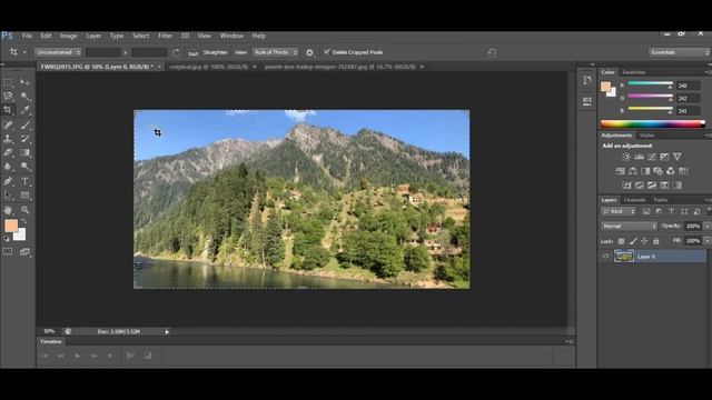 Crop tool Family Explained | Free Adobe Photoshop Course | graphic designing course смотреть онлайн