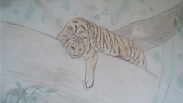 Рисунок тигра смотреть онлайн