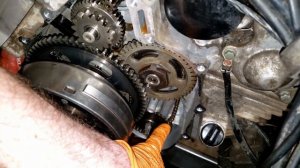 Замена цепи масляного насоса - Yamaha Rhino 660