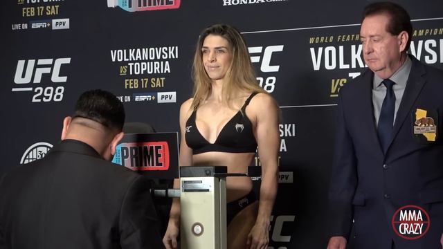Mackenzie Dern weighs in for UFC 298 смотреть онлайн
