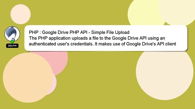 PHP : Google Drive PHP API - Simple File Upload смотреть онлайн