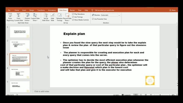 PT-01 Identify slow query and Explain plan in Postgresql смотреть онлайн