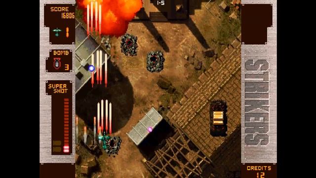 Strikers 1945 Plus (Arcade) Playthrough-HD смотреть онлайн
