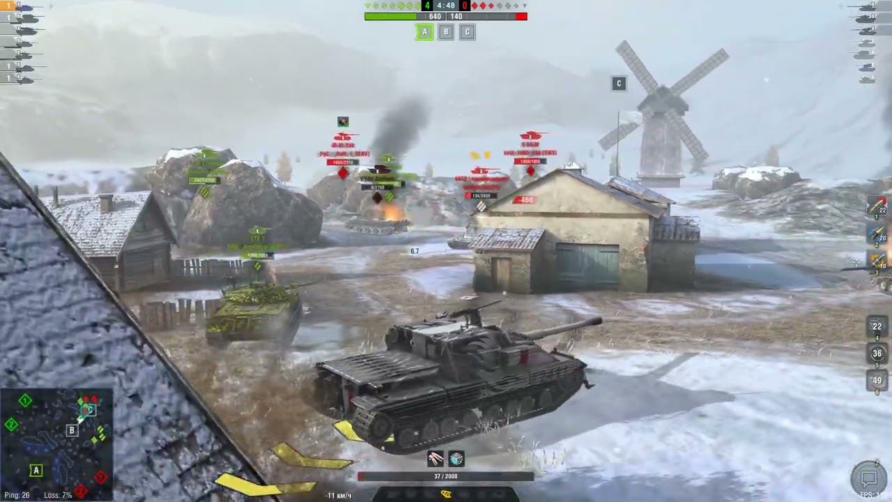 Имба на 10 уровне! Обзор лучшей пт сау FV 217 Badger tanks blitz смотреть онлайн