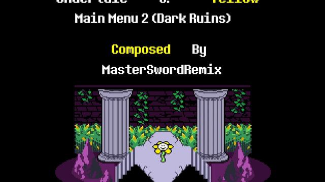 Undertale Yellow - 008 Main Menu 2 (Dark Ruins) (Liteleaved) (15 minute loop) смотреть онлайн