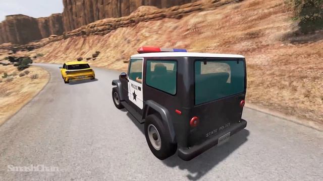 Cliff Drops #87 - BeamNG DRIVE | SmashChan смотреть онлайн