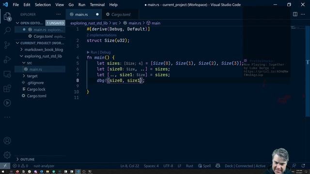 Live Stream - Exploring Rust Arrays part 1 смотреть онлайн