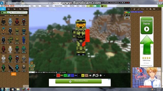 Nova Skin Minecraft Skin Editor Tutorial смотреть онлайн