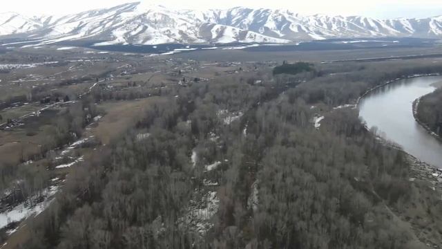 с. Богатырёво и река Бухтарма 23. 04. 2021 . смотреть онлайн