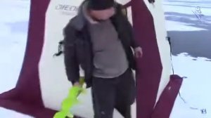 Зимние палатки "СНЕГИРЬ" (Установка и сборка)