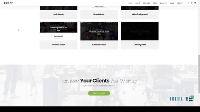 Exact - Multipurpose Responsive Onepage Template Seward Garegi смотреть онлайн