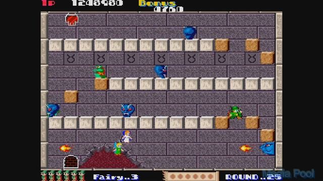 Solomon's Key (Arcade) Playthrough longplay retro video game смотреть онлайн