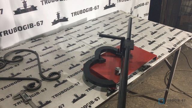 Ручной станок " Улитка " TR-U1 ( Станок для холодной ковки ) смотреть онлайн