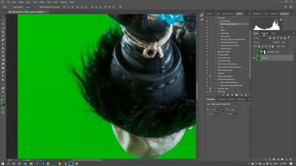 How to remove green screen in Photoshop - 2020 edition! Sub for free green screen pack!