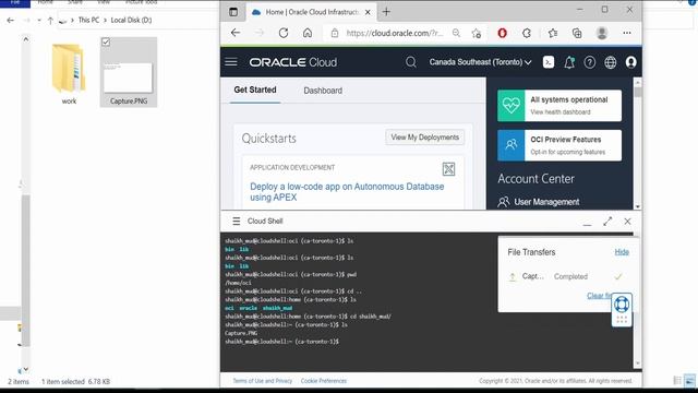 How to upload a file to Cloud Shell in Oracle Cloud Infrastructure (OCI) смотреть онлайн
