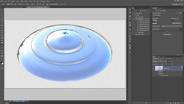 Create a UFO Flying Saucer Hoax in Photoshop CS6 3D смотреть онлайн