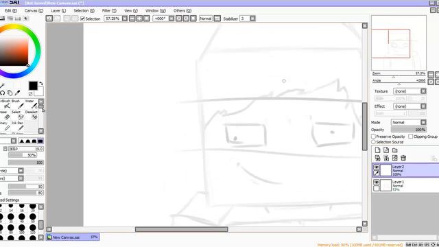 [Уроки easy paint tool SAI ] #3 смотреть онлайн