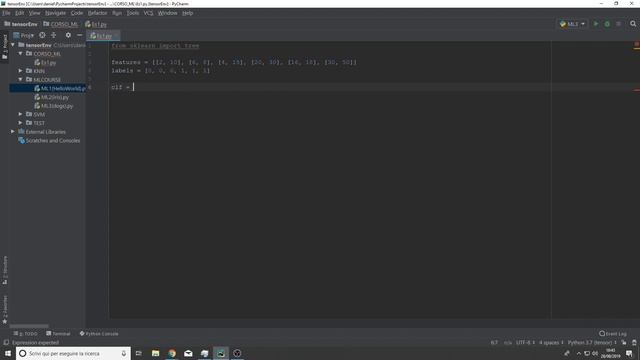 Decision Tree Learning: Machine Learning in Python Spiegazione ed Esempio (Alberi Decisionali) смотреть онлайн