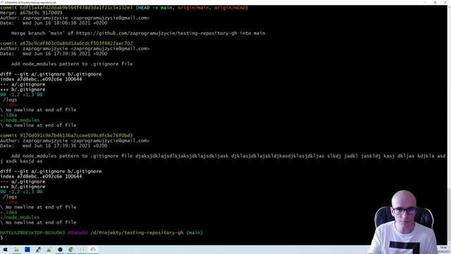 [Kurs Gita w praktyce] Jak przeglądać historię gita? Git log + ciekawe opcje ⌨️ cz.15 (#40) смотреть онлайн