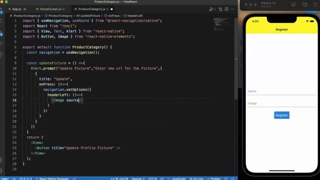 React Native Tutorial 72 - setOptions | React Navigation: How To Set Screen Options смотреть онлайн