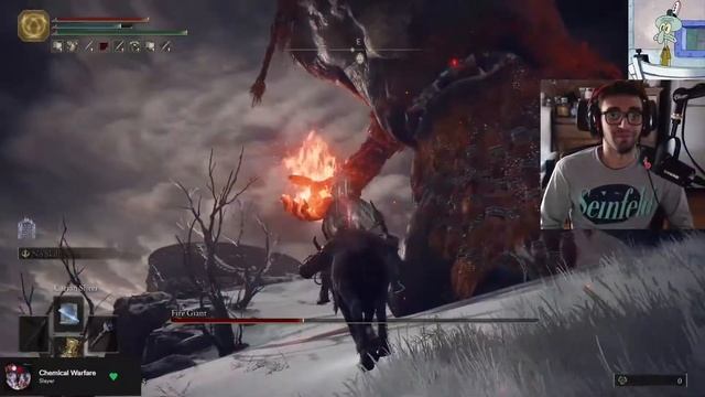Elden Ring - Fire Giant gets Dumpstered [Carian Slicer Only, No Damage] смотреть онлайн