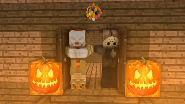 Monster School : AVENGERS (HALLOWEEN Trick OR Treat) - Minecraft Animation смотреть онлайн