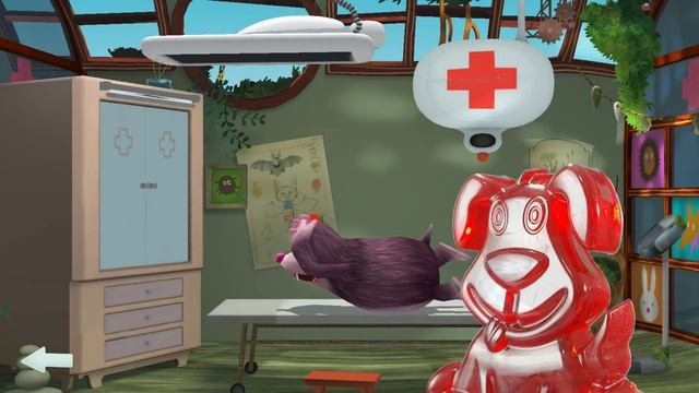 Пёс Стасик стал доктором и вылечил многих животных. Поиграем в Лисёнка-ветеринара. смотреть онлайн