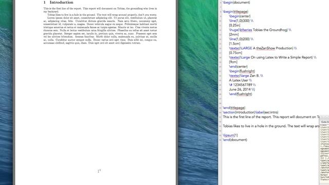 Latex Tutorial 2 of 11: Sections, Margins, Page Numbers смотреть онлайн
