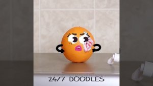 Crazy Police Struggles! Everyday Adventures Of Clumsy Fruits - 24/7 DOODLES