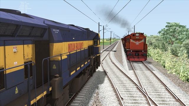 3 TRAIN AT SAME TIME CROSSING | BUMPYRAILROAD - Train Simulator смотреть онлайн