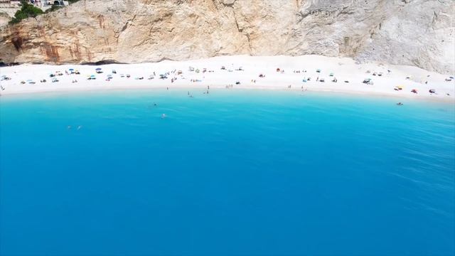 Пляж Порто Кацики на острове Лефкада смотреть онлайн