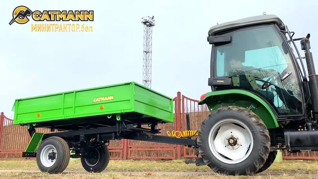 Прицеп (полуприцеп) тракторный самосвальный CATMANN НП-3500Б смотреть онлайн