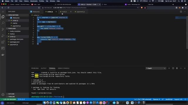 Event Driven Microservices Redis Pub/Sub Node JS смотреть онлайн