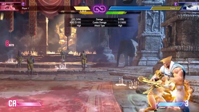 Street Fighter 6 : Lily - 5100 Damage Combo (No Supers) смотреть онлайн