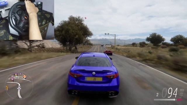 Alfa Romeo - Forza Horizon 5 | Realistic Driving | Steering Wheel Gameplay смотреть онлайн
