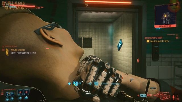 Cyberpunk 2077 - Gig: Cuckoo's Nest (Undetected, Mission Walkthrough) смотреть онлайн